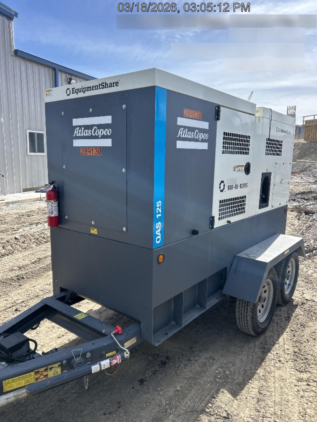 2023 ATLAS COPCO QAS 125