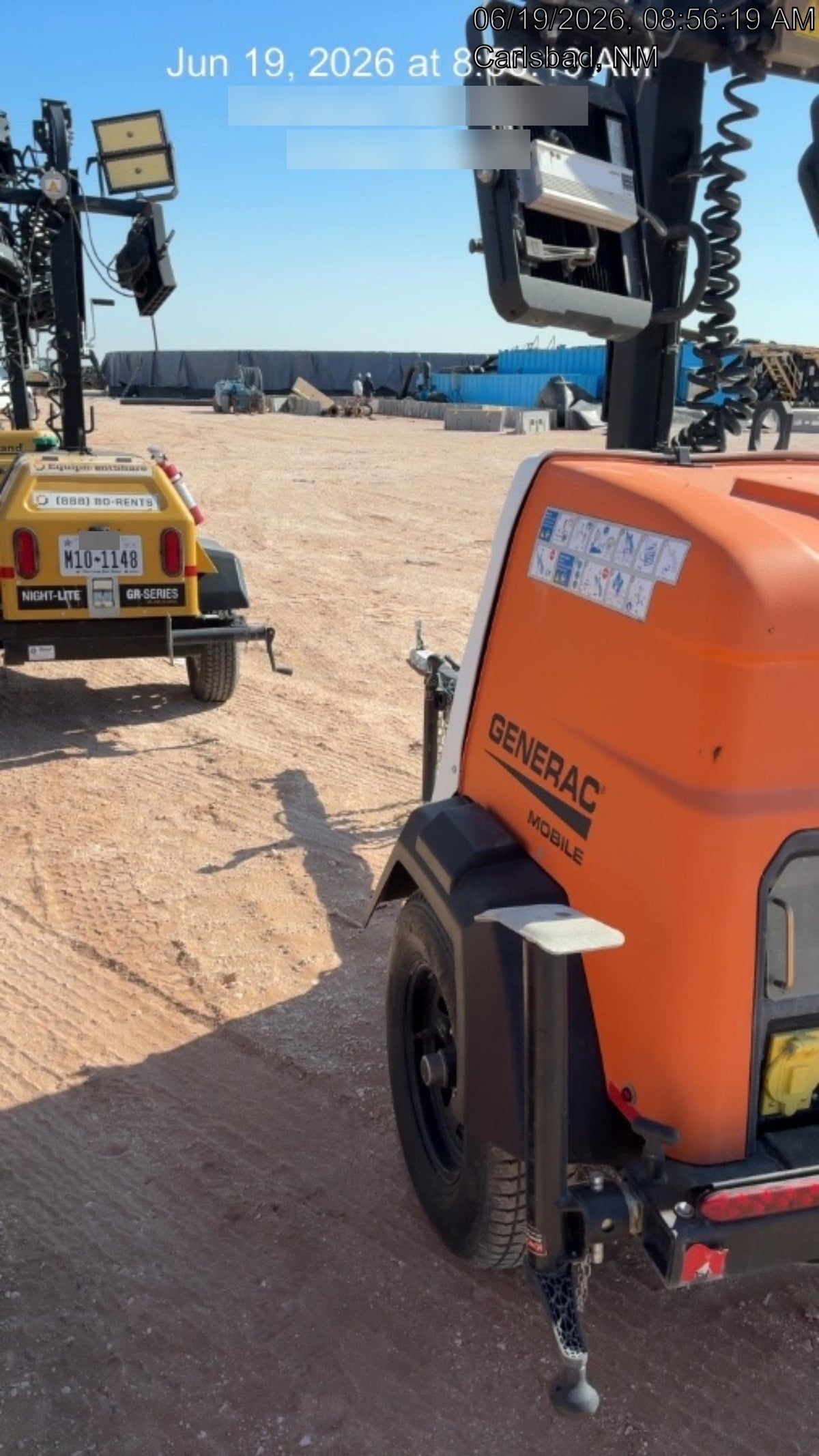 2023 Generac MLT2 Diesel, Flex Switch 120V Input, Powerzone Controller, 
(4) 320W LED Lights, 4kW Generator, 39.9 Gal Fuel Tank, 2" Ball, T3