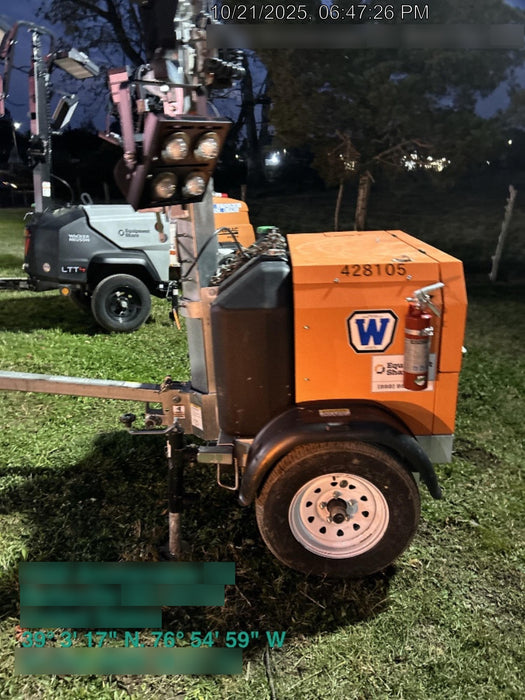 2024 Wanco WLTT-4MM4K Diesel, Deep Sea Controller, Shore Power Plug, Auto Start, (4) 350W LED Floodlights, 4kW Generator, 60 Gal Fuel Tank, 2" Ball, T3