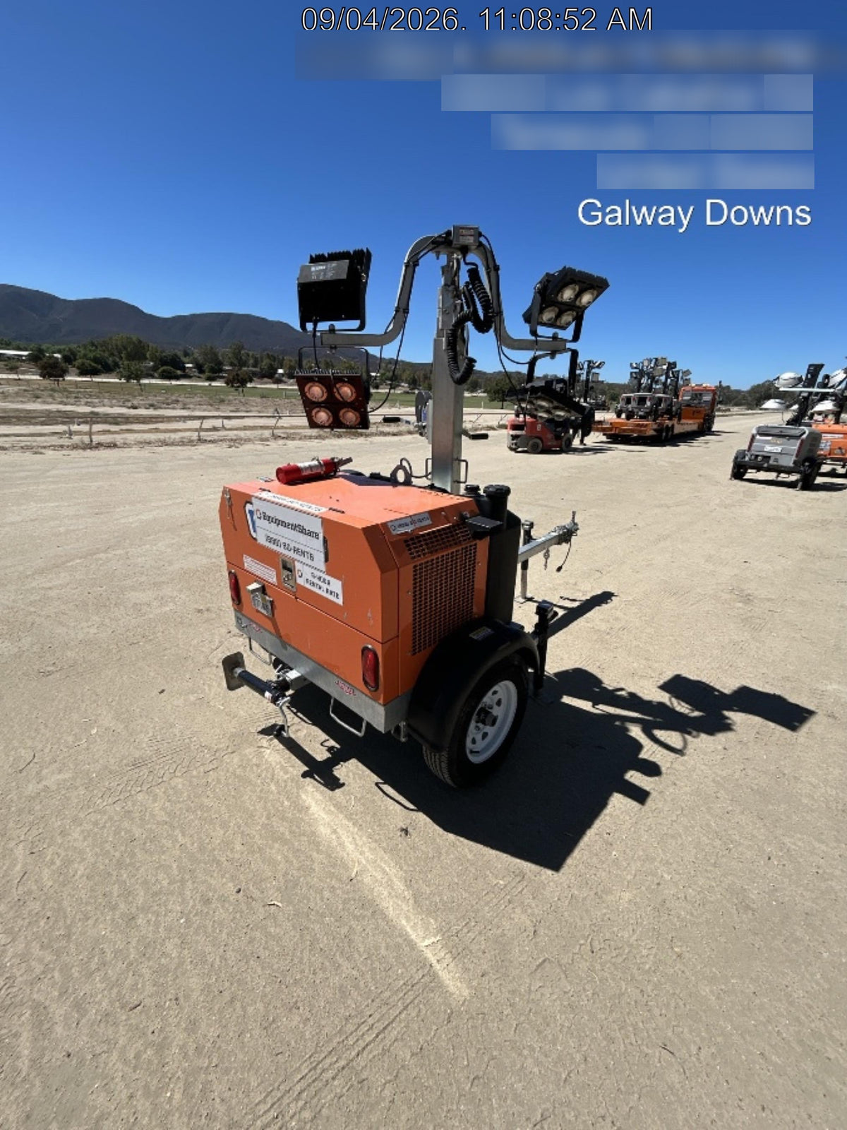 2024 Wanco WLTT-4MM4K Diesel, Deep Sea Controller, Shore Power Plug, Auto Start, (4) 350W LED Floodlights, 4kW Generator, 60 Gal Fuel Tank, 2" Ball, T3
