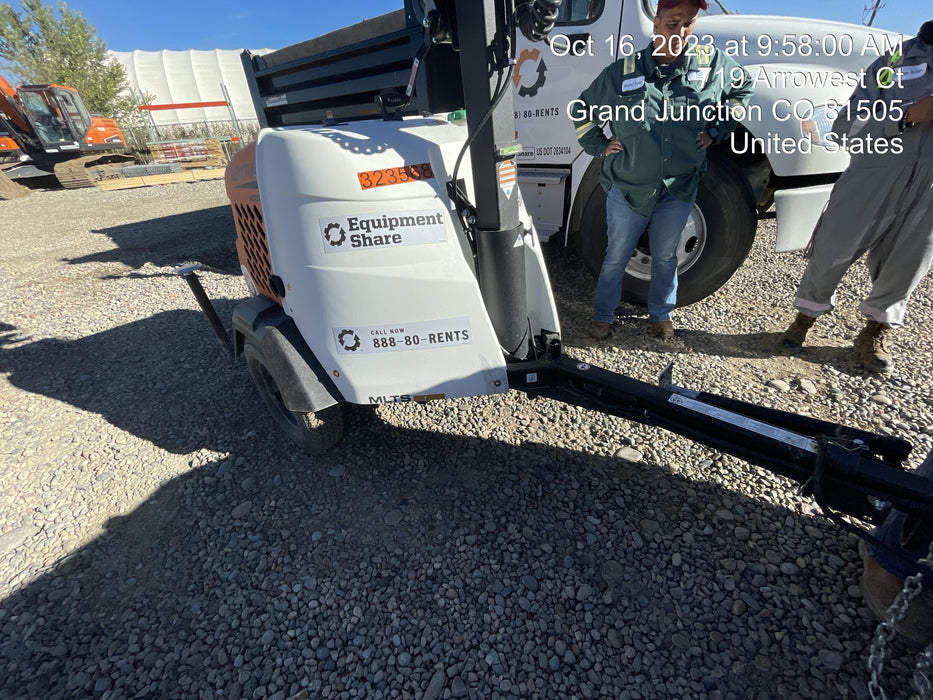 2023 Generac MLT2 Diesel, Flex Switch 120V Input, Powerzone Controller, (4) 320W LED Lights, 4kW Generator, 39.9 Gal Fuel Tank, 2" Ball, T3