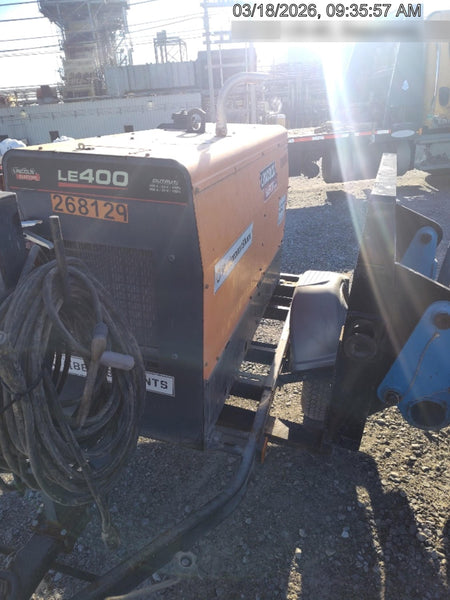 2022 Lincoln Electric LE400 Kubota V1505, Trlr, Cable Rack, Light Kit, ES Decals, T3