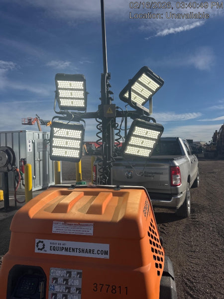 2023 Generac MLT2 Diesel, Flex Switch 120V Input, Powerzone Controller, 
(4) 320W LED Lights, 4kW Generator, 39.9 Gal Fuel Tank, 2" Ball, T3