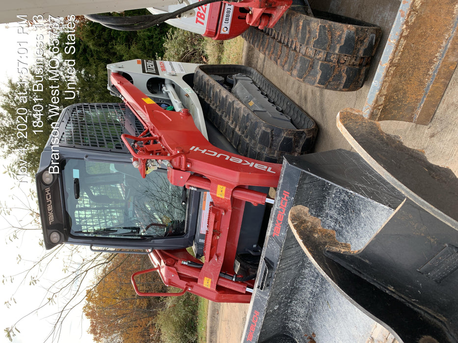 2020 Takeuchi TL12R2-CRR Cab/Heat/Air, Hydraulic QC, Ride Control