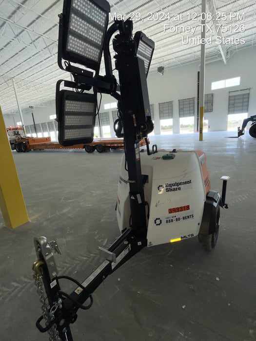 2024 Generac MLT2 Diesel, Flex Switch 120V Input, Powerzone Controller, 
(4) 320W LED Lights, 4kW Generator, 39.9 Gal Fuel Tank, 2" Ball, T3