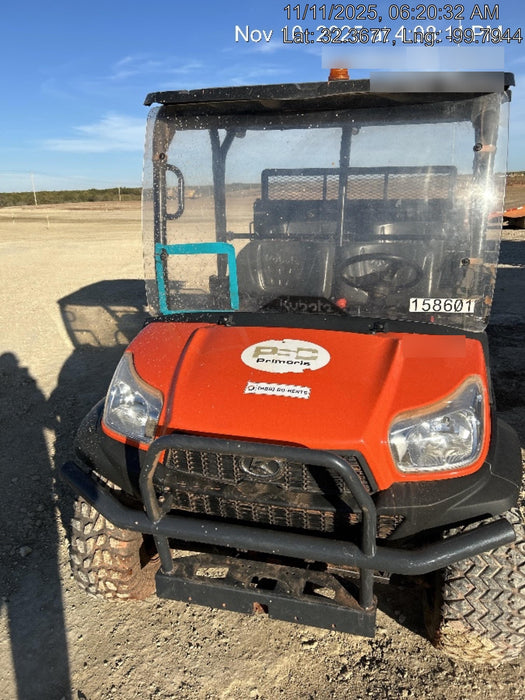 2021 Kubota RTV-X1140W-H Plastic Canopy, Windshield Acrylic Clear, LED Strobe Light, Wire Harness Kit, Back up Alarm