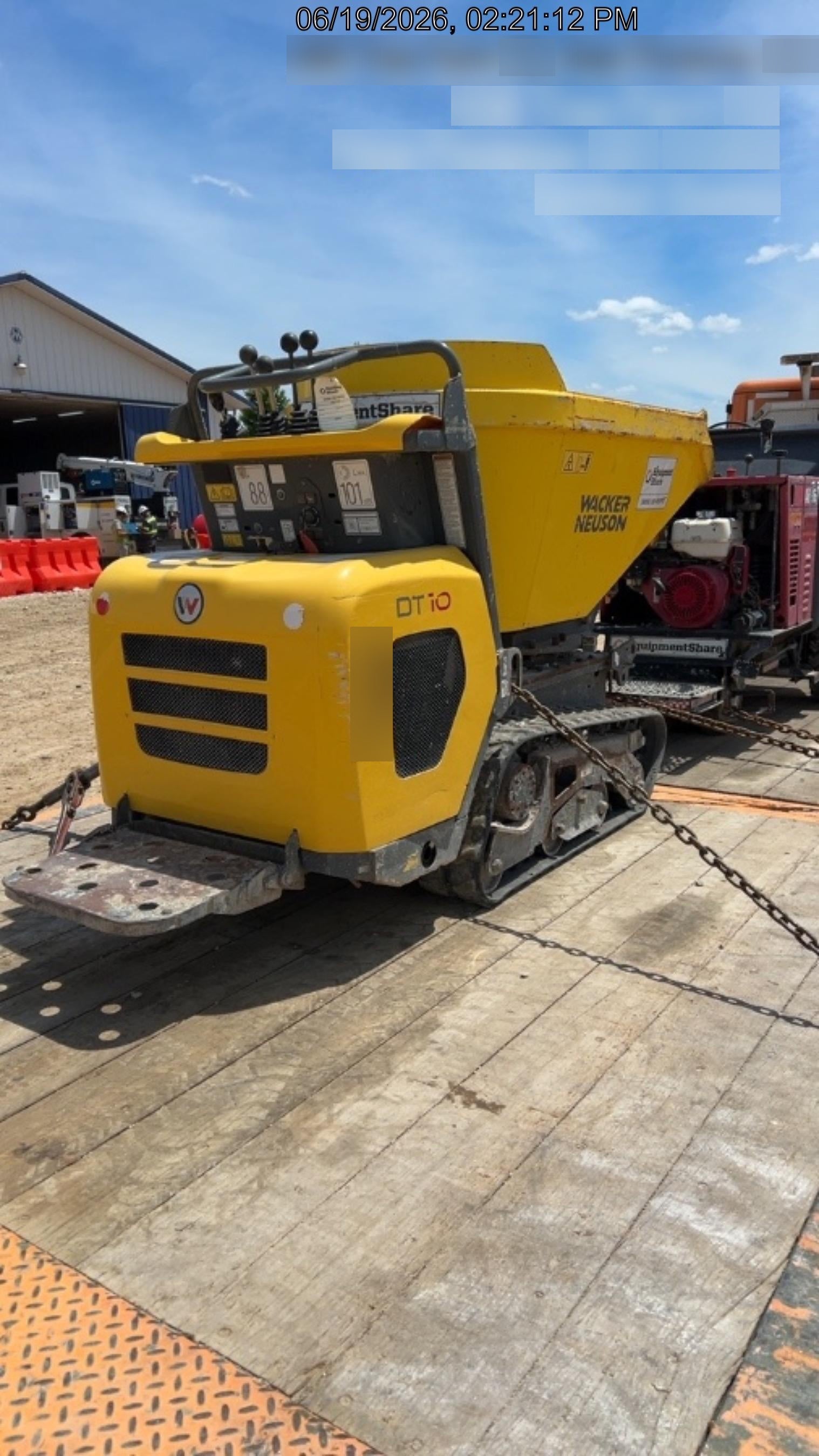 2019 WACKER NEUSON DT10