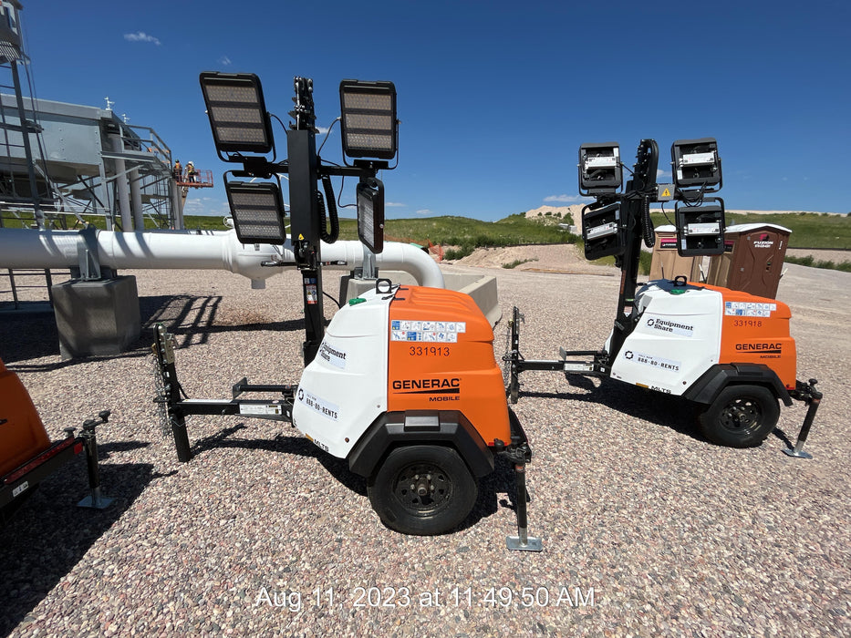 2023 Generac MLT2 Diesel, Flex Switch 120V Input, Powerzone Controller, (4) 320W LED Lights, 4kW Generator, 39.9 Gal Fuel Tank, 2" Ball, T3