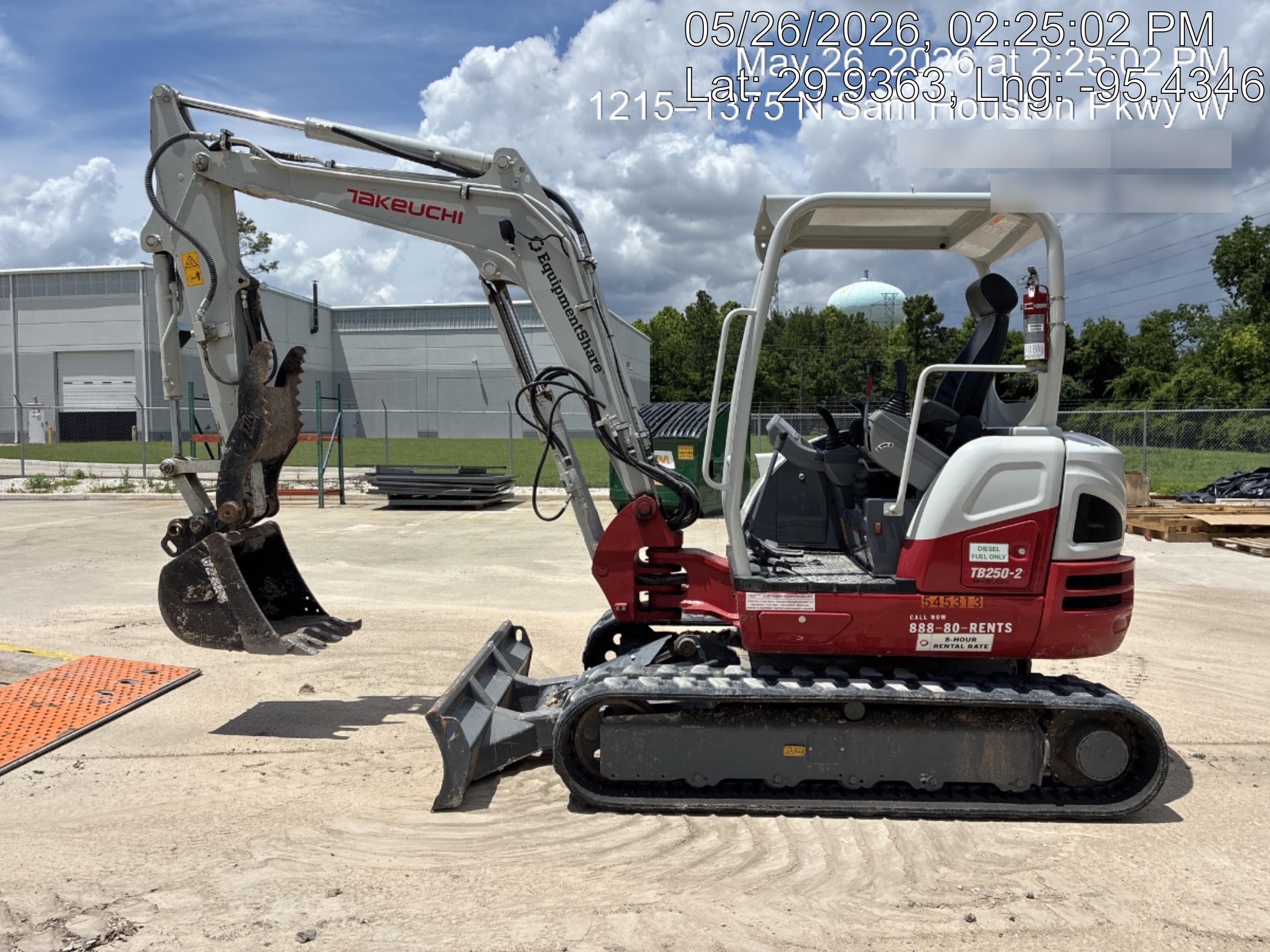 2025 TAKEUCHI TB250-2R