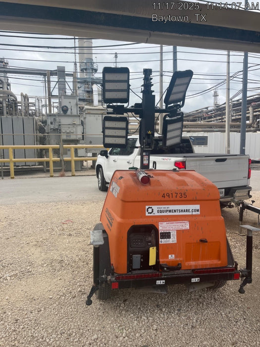 2025 Generac MLTS-4 Diesel, Mitsubishi L2E, 7.1 hp @1800 rpm, Flex Switch 120V Input, Powerzone Controller, (4) 320W LED Lights, 4kW Generator, 39.9 Gal Fuel Tank, 2" Ball, ES Decals