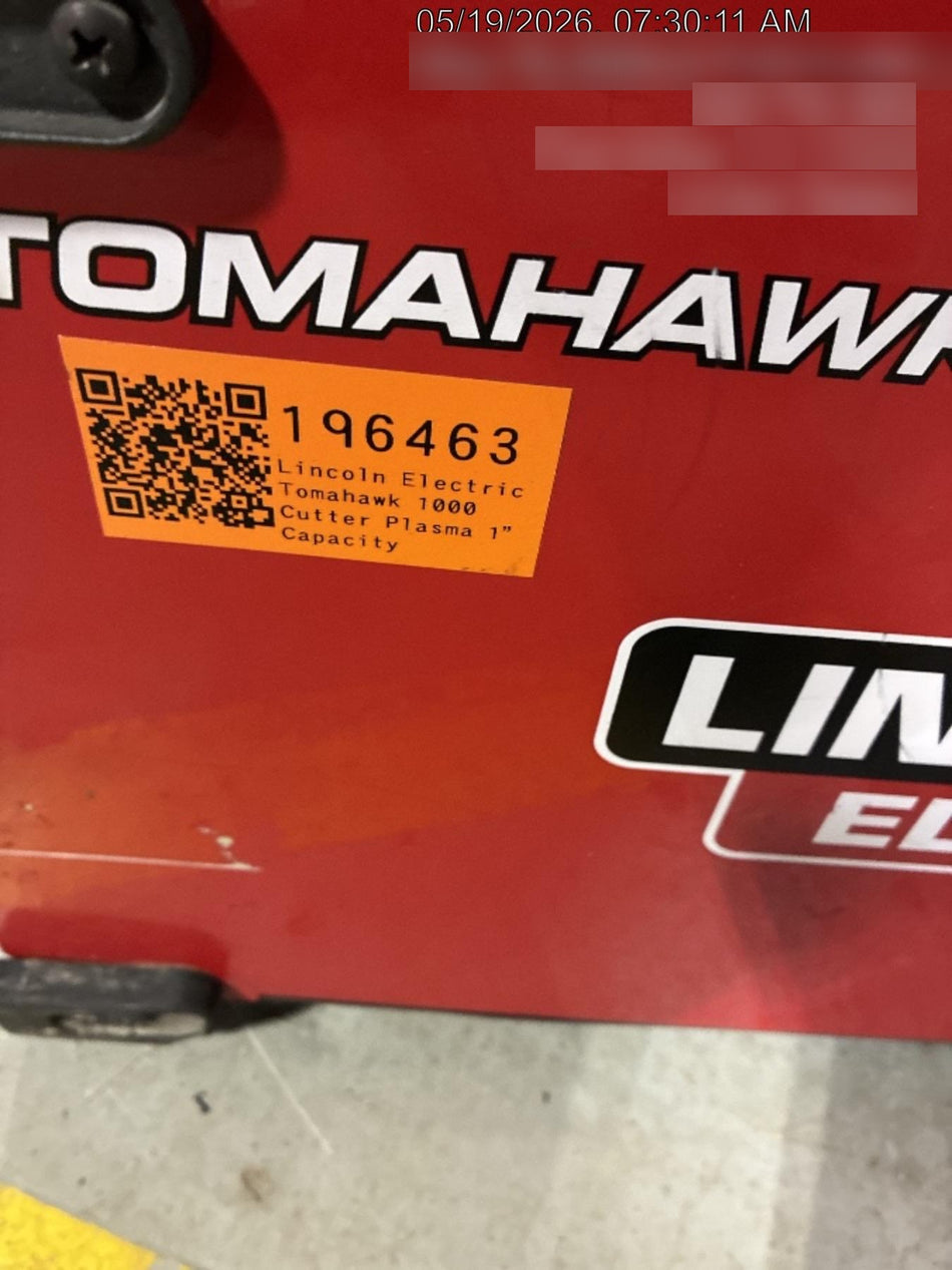2021 LINCOLN ELECTRIC TOMAHAWK 1000