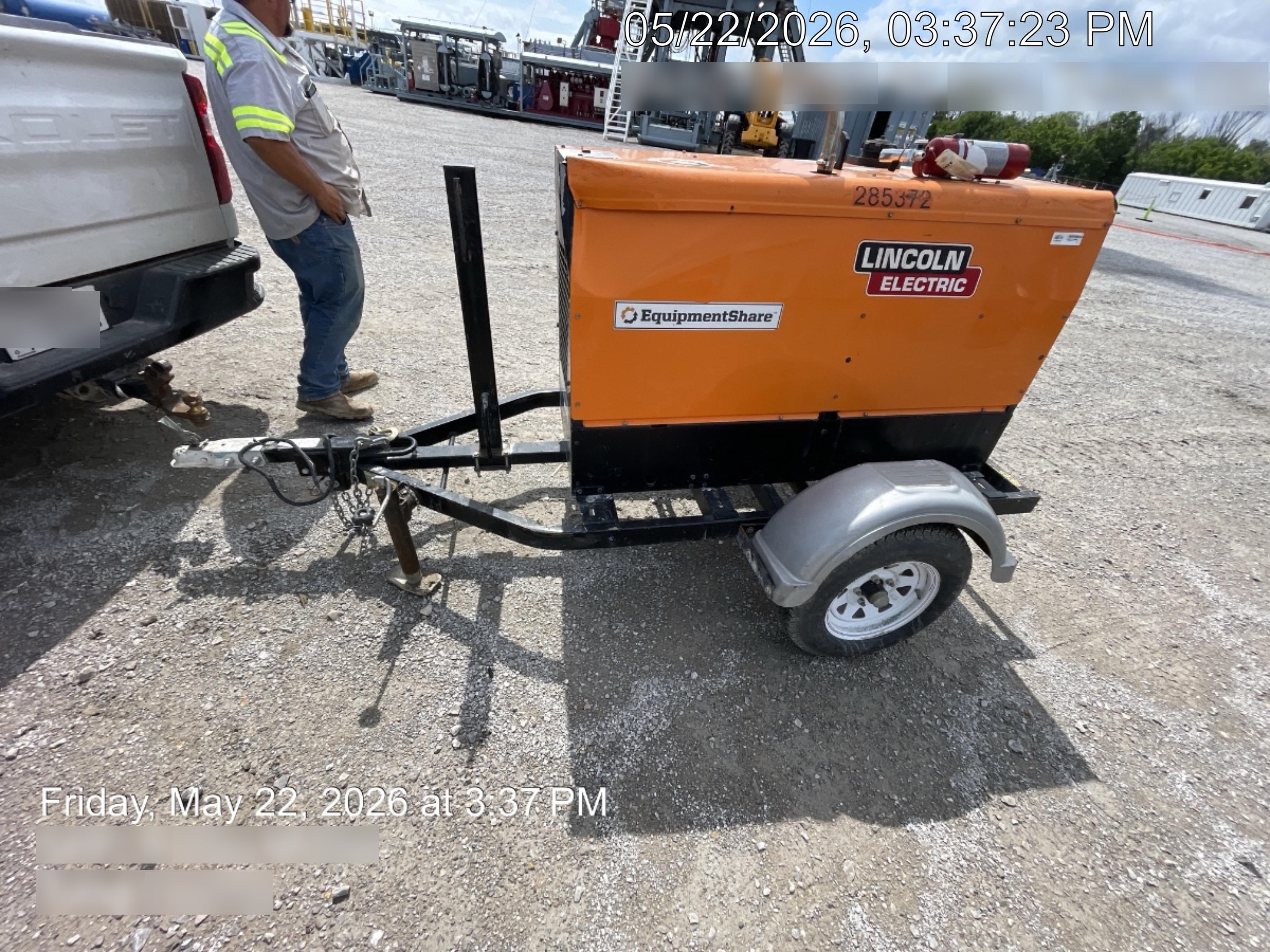 2022 Lincoln Electric LE400 Kubota V1505, Trlr, Cable Rack, Light Kit, ES Decals, T3