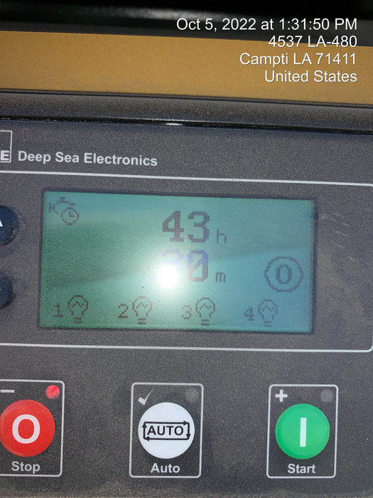 2022 Allmand NLV3GR (4) LED Light Fixture 350W, 23' Vertical Mast, 3kW Prime, Towable, Deep Sea L401, Leveling Jacks, Yanmar T4F 5.8hp