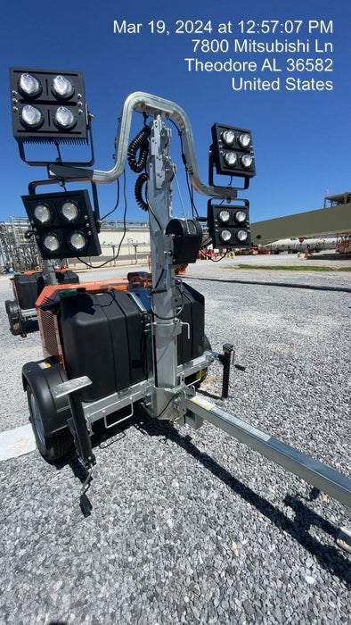 2023 Wanco WLTT-4MM4K Diesel, Deep Sea Controller, Shore Power Plug, Auto Start, (4) 350W LED Floodlights, 4kW Generator, 60 Gal Fuel Tank, 2" Ball, T3