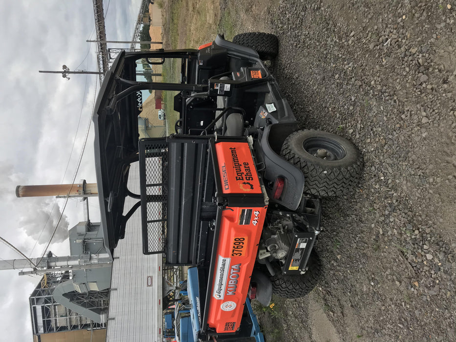 2019 Kubota RTV-X1140W-H 4wd Utility Cart, LED Strobe, Windshield Tempered Glass, Plastic Canopy, Wire Harness Kit, Backup Alarm