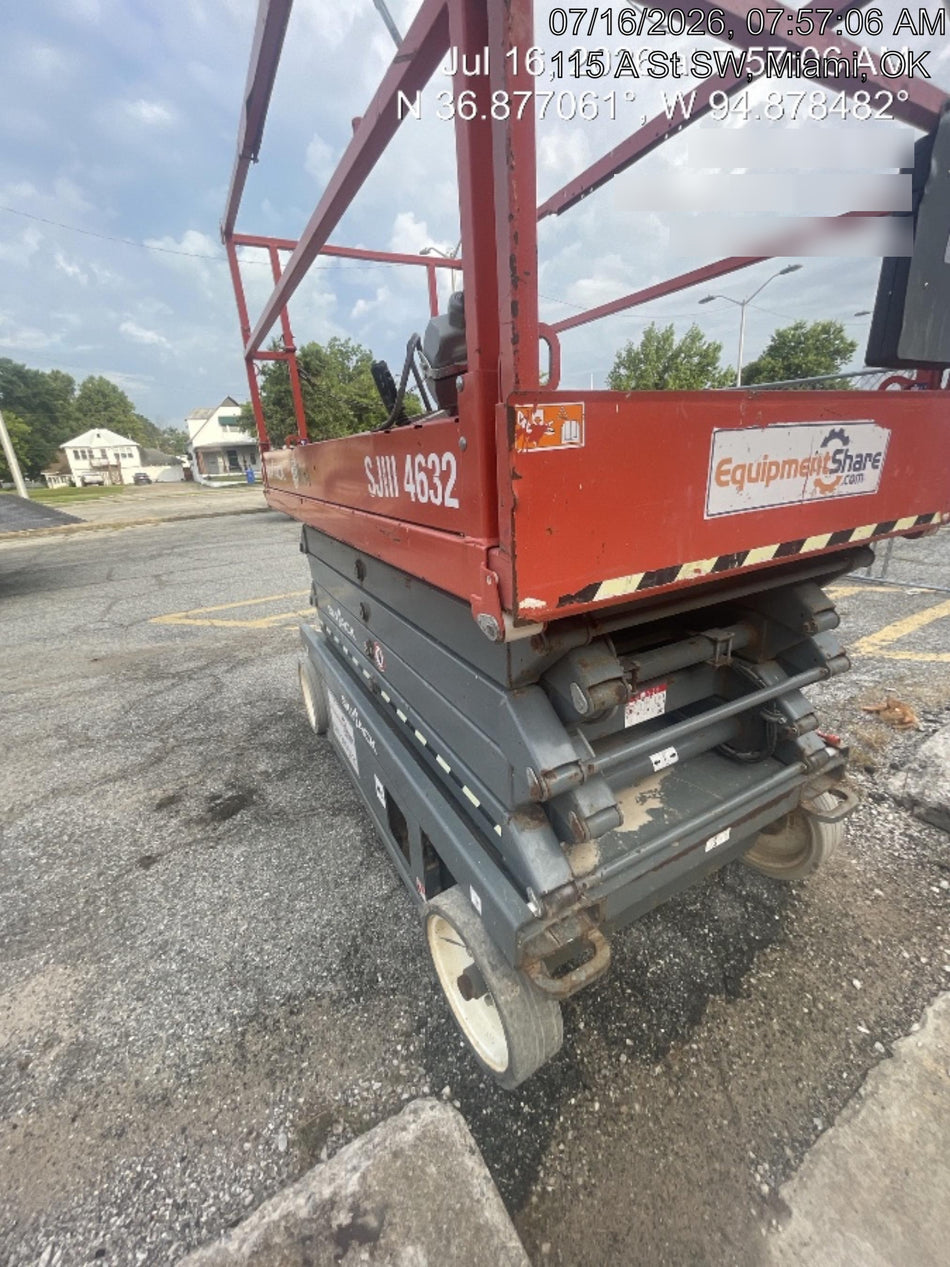 2016 Skyjack SJIII-4632 32' Electric Scissor Lift, Wide Deck