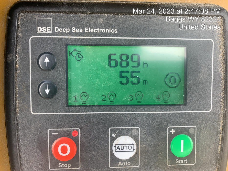 2022 Allmand NLV3GR (4) LED Light Fixture 350W, 23' Vertical Mast, 3kW Prime, Towable, ES Decals, T3