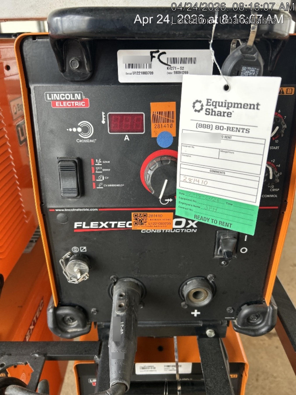 2022 LINCOLN ELECTRIC FLEXTEC 350X