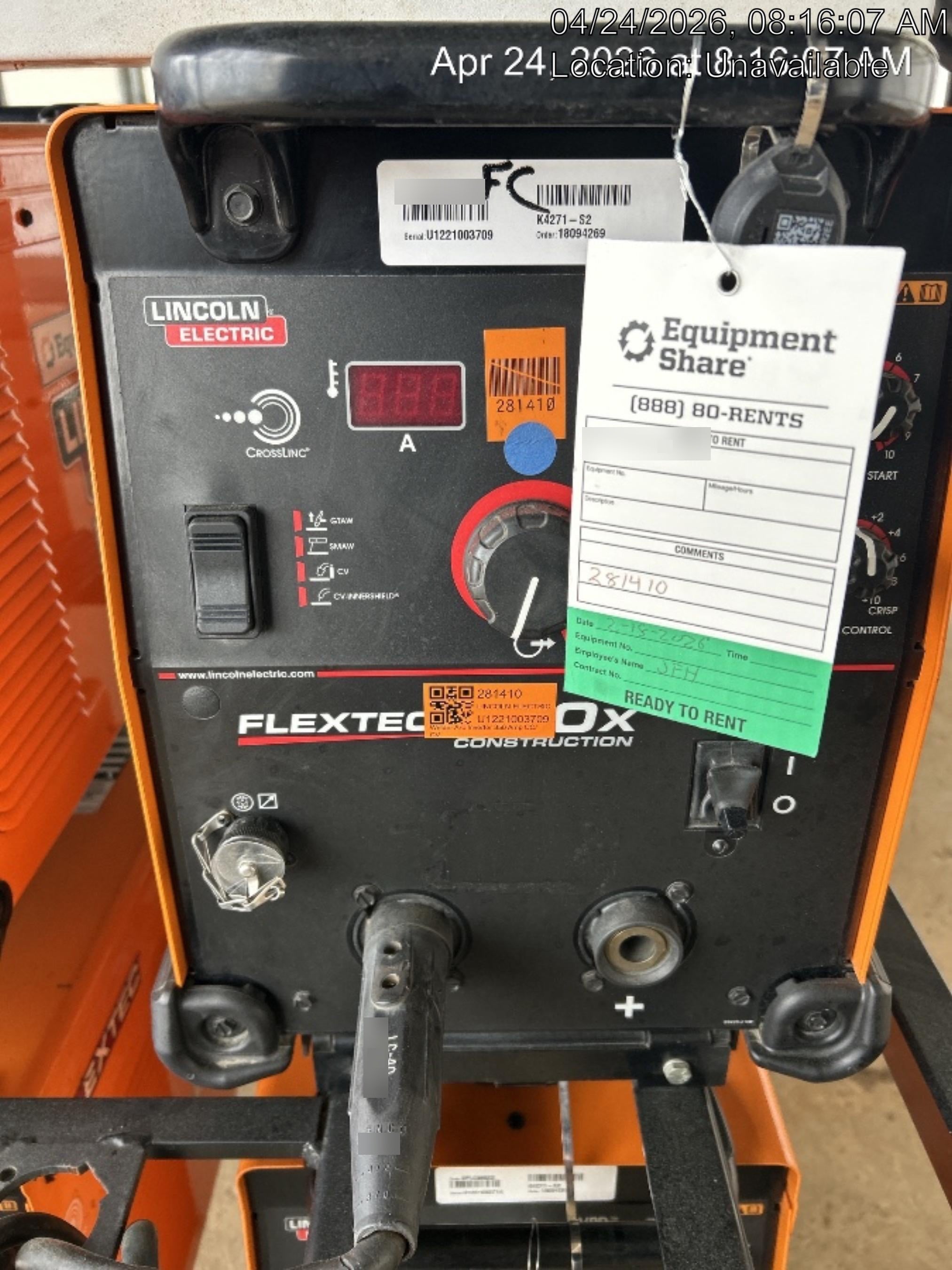 2022 LINCOLN ELECTRIC FLEXTEC 350X