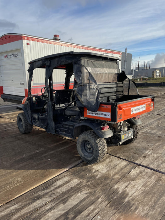 2021 Kubota RTV-X1140W-H Plastic Canopy, Windshield Acrylic Clear, LED Strobe Light, Wire Harness Kit, Back up Alarm
