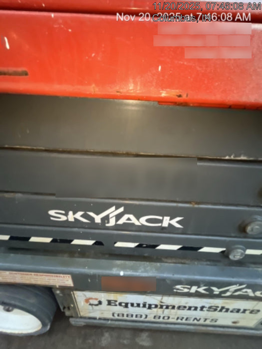 2019 Skyjack SJIII-3226 Standard Options