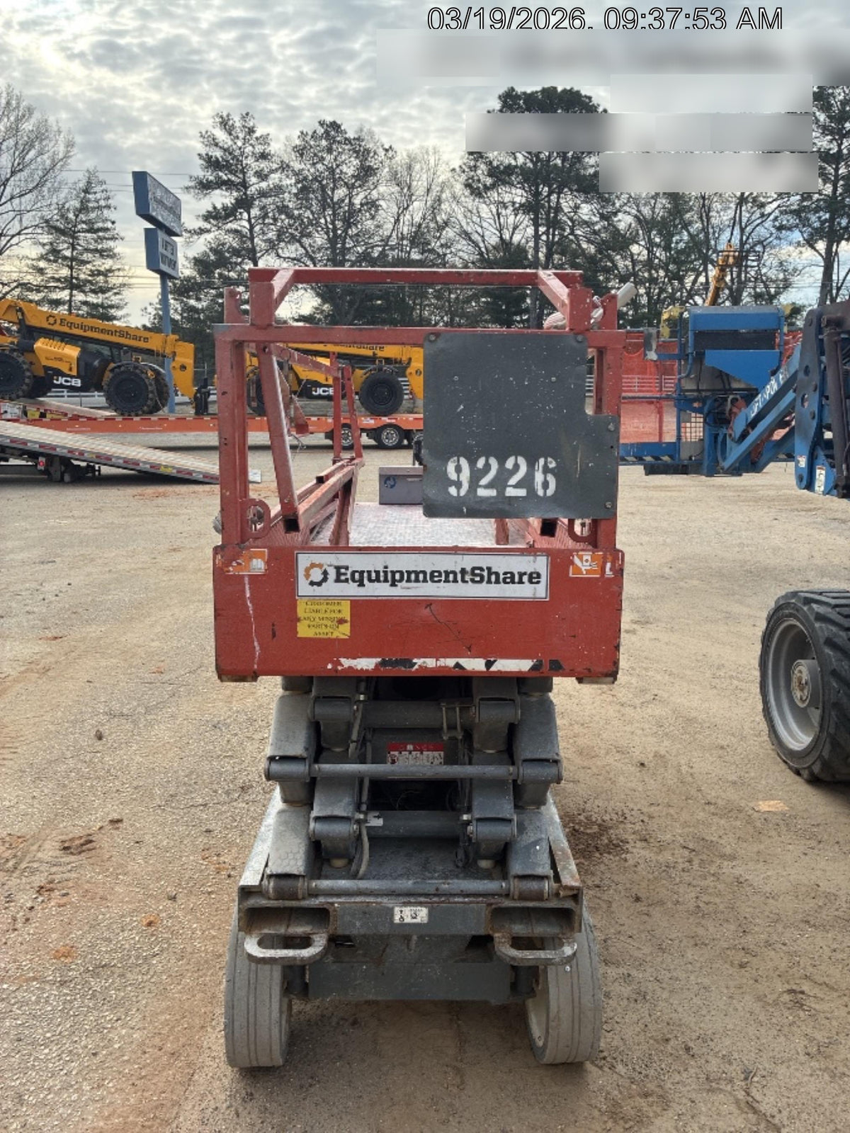 2018 Skyjack SJIII-3226 Skyjack SJIII3226 Scissor Lift w/Trojan Batteries