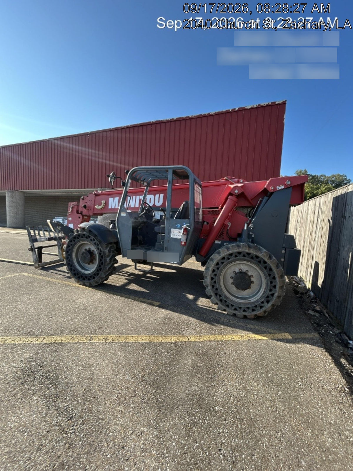 2018 Manitou MTA10055 MTA10055 - Canopy, Worklights, Beacon, 66" Carriage, 60" Forks, Solid Tires, Aux Hydraulics