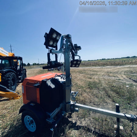 2024 Wanco WLTT-4MM4K Diesel, Deep Sea Controller, Shore Power Plug, Auto Start, (4) 350W LED Floodlights, 4kW Generator, 60 Gal Fuel Tank, 2" Ball, T3