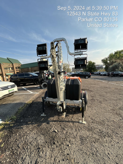 2023 Wanco WLTT-4MM4K Diesel, Deep Sea Controller, Shore Power Plug, Auto Start, (4) 350W LED Floodlights, 4kW Generator, 60 Gal Fuel Tank, 2" Ball, T3