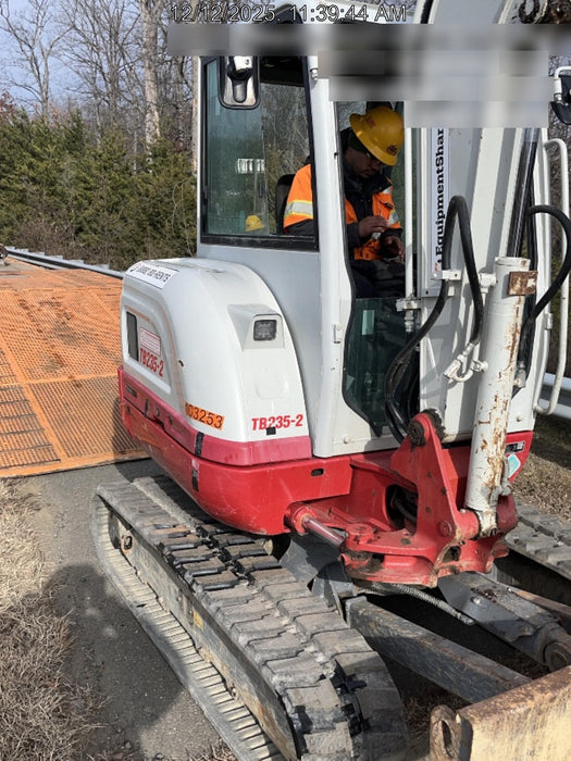 2020 Takeuchi TB235-2CR Cab/Heat/Air, Rubber Tracks, Manual TAG QC
