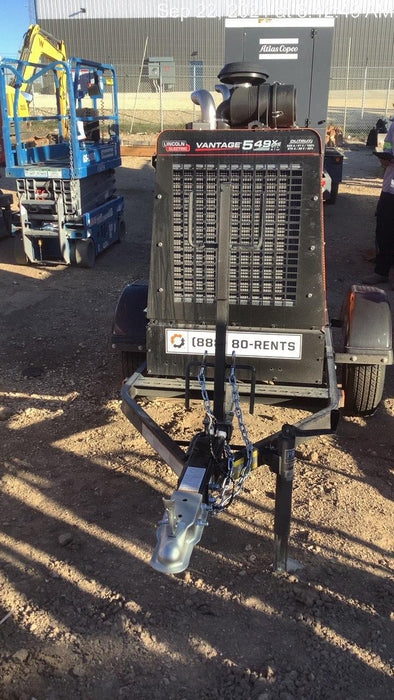 2021 Lincoln Electric Vantage 549X Ready Pak 3, ORANGE (includes trailer, cable rack, fender light kit)