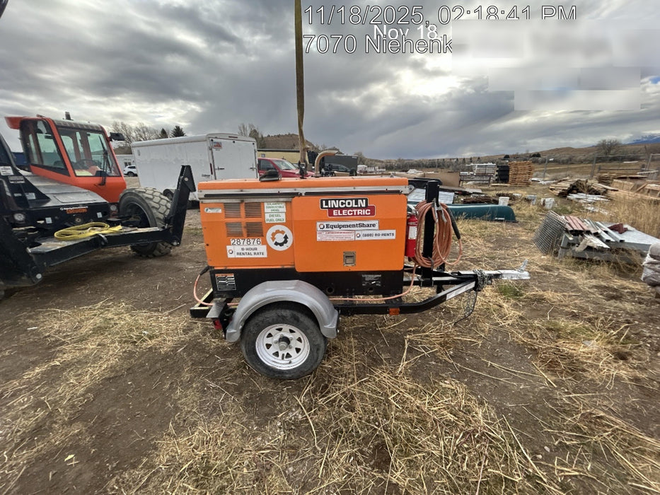 2023 Lincoln Electric LE400 Kubota V1505, Trlr, Cable Rack, Light Kit, ES Decals, T3