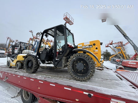2020 JCB 505-20TC Canopy, Solid Tires, Work Lights, Beacon, Aux Hydraulics, Back up Alarm, ES Decals