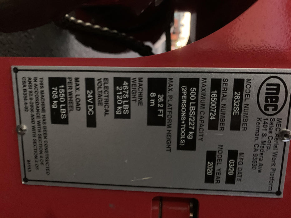 2021 MEC 2632SE