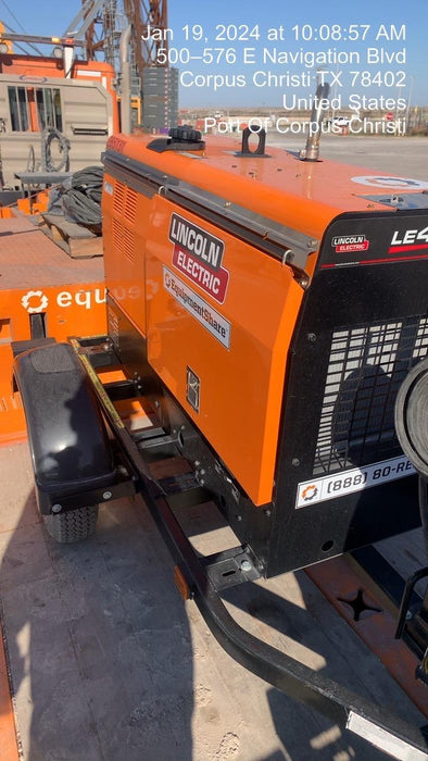 2022 Lincoln Electric LE400 Kubota V1505, Trlr, Cable Rack, Light Kit, ES Decals, T3