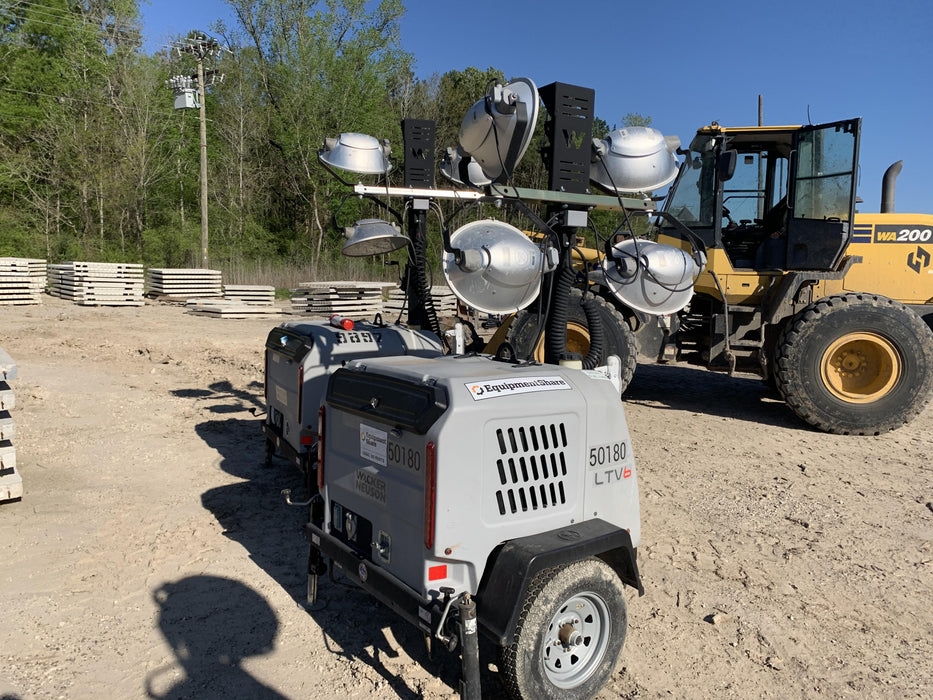 2019 Wacker Neuson LTV6L-MH Mobile Light Tower w/Fuel Level Sensor Installed
