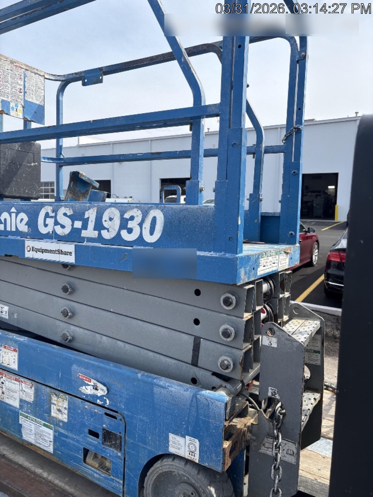 2018 Genie GS-1930 Genie GS-1930 w/Fixed Rail, Chain Entry