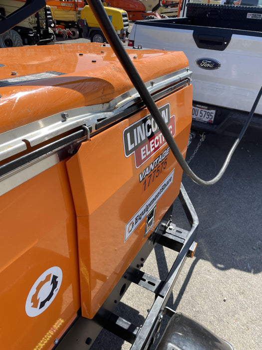 2021 Lincoln Electric Vantage 322 Vantage 322 Ready Pak 3 w/ Decals, ORANGE (includes trailer, cable rack, fender light kit) NO Telematics