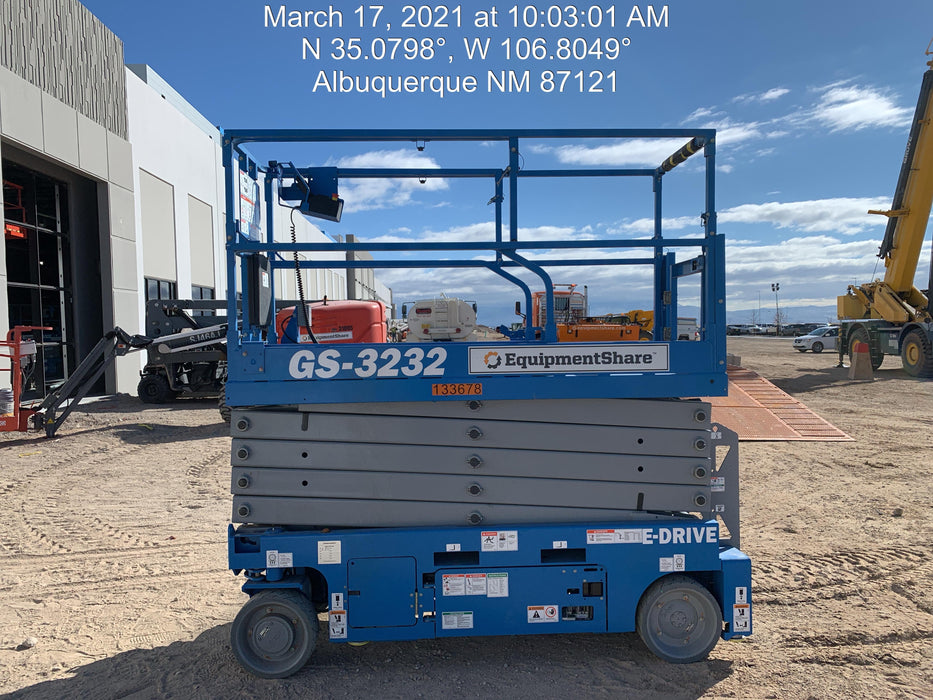 2021 Genie GS-3232 Electric Drive, NM Sld Tires, Bcn, EST