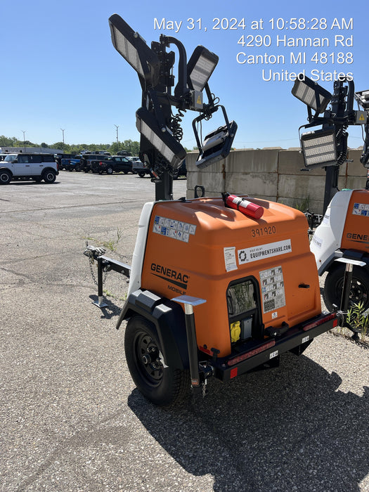 2024 Generac MLT2 Diesel, Flex Switch 120V Input, Powerzone Controller, 
(4) 320W LED Lights, 4kW Generator, 39.9 Gal Fuel Tank, 2" Ball, T3
