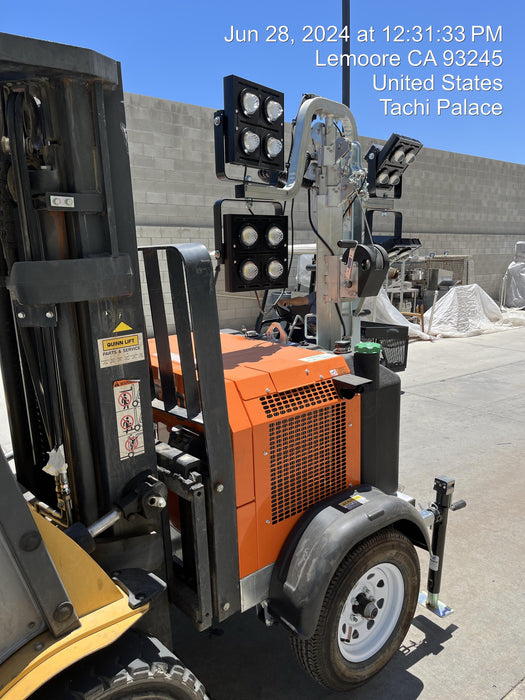 2024 Wanco WLTT-4MM4K Diesel, Deep Sea Controller, Shore Power Plug, Auto Start, (4) 350W LED Floodlights, 4kW Generator, 60 Gal Fuel Tank, 2" Ball, T3