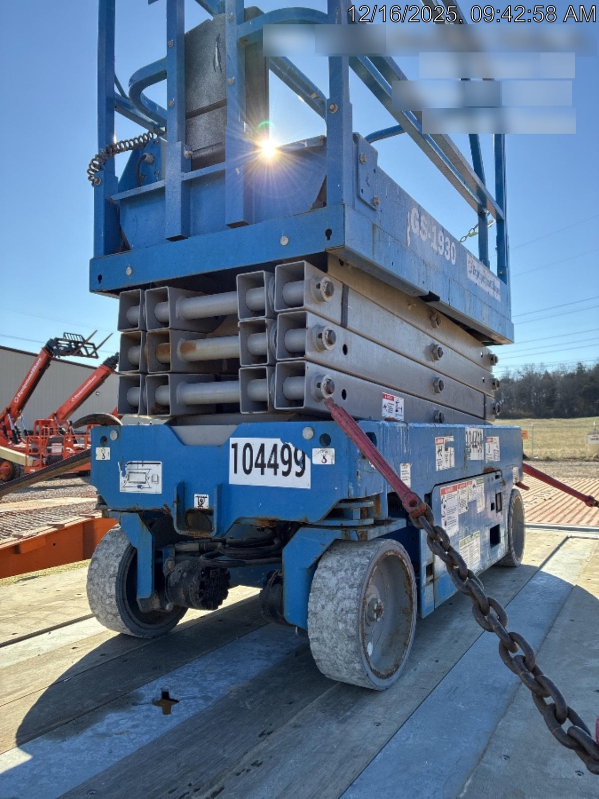 2020 Genie GS-1930 Fixed rails with chain entry gate - Pre A92.20