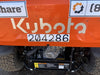 2022 Kubota RTV-X1140W-H Plastic Canopy, Windshield Acrylic Clear, LED Strobe Light, Wire Harness Kit, Back up Alarm