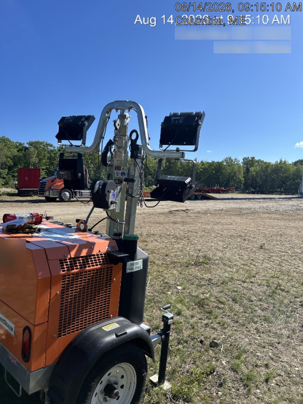 2024 Wanco WLTT-4MM4K Diesel, Deep Sea Controller, Shore Power Plug, Auto Start, (4) 350W LED Floodlights, 4kW Generator, 60 Gal Fuel Tank, 2" Ball, T3
