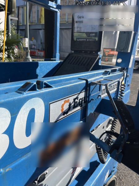 2020 Genie GS-1930 Solid Non Marking Tires, Beacon, Folding rails with half height swing gate, 800W Inverter