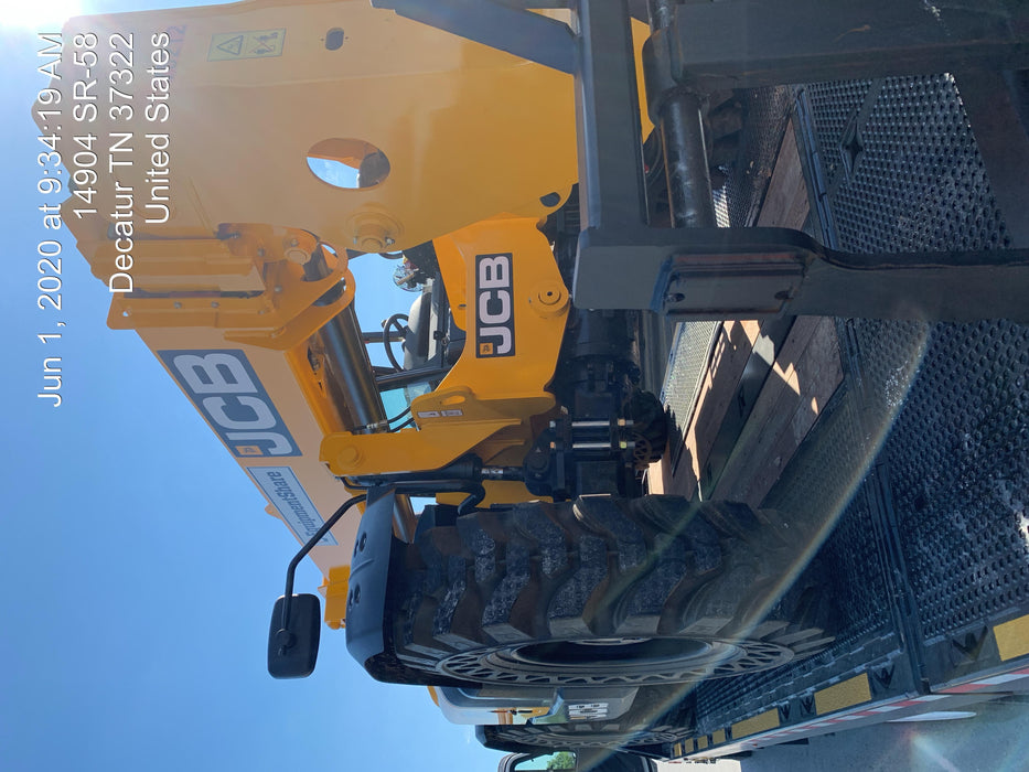 2020 JCB 509-42 Canopy, Solid Tires, Work Lights, Beacon, Aux Hydraulics, Back up Alarm, Lifting Eye, ES Decals