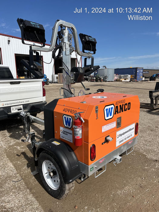 2024 Wanco WLTT-4MM4K Diesel, Deep Sea Controller, Shore Power Plug, Auto Start, (4) 350W LED Floodlights, 4kW Generator, 60 Gal Fuel Tank, 2" Ball, T3