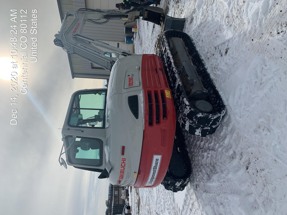 2020 Takeuchi TB290C Cab/Heat/Air, Rubber Tracks, Manual TAG QC