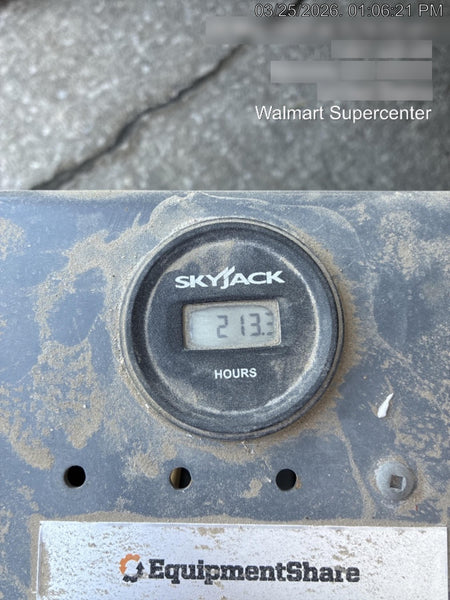 2019 Skyjack SJIII-3219 Standard Options, Trojan Batteries