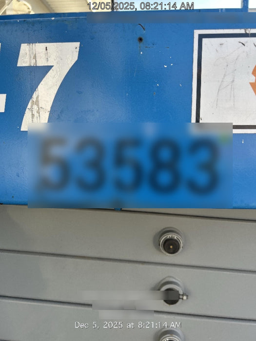 2019 Genie GS-4047 Folding rails with half height swing gate